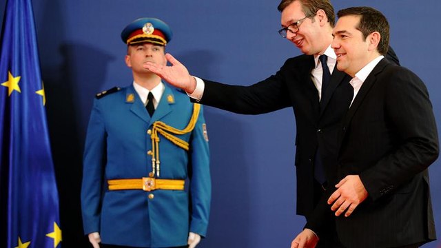 Συνάντηση Τσίπρα - Βούτσιτς στο Βελιγράδι