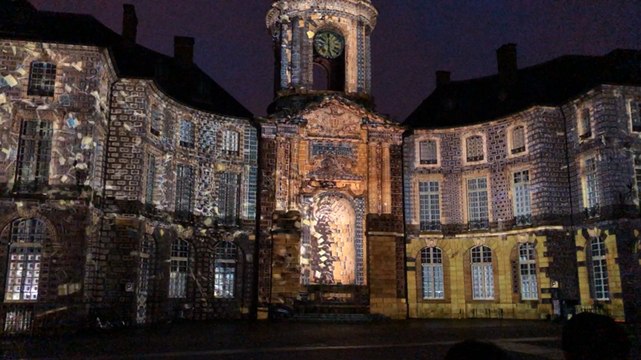 Projections lumineuses de Noël