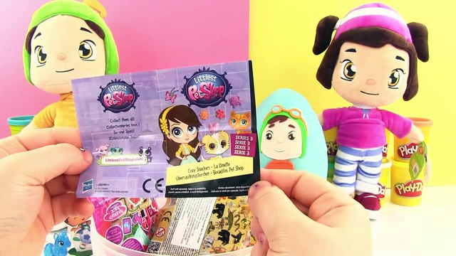 Leliko Oyun Hamuru 2 DEV Sürpriz Yumurta Açma Leli ve Liko LPS MLP Oyuncakları