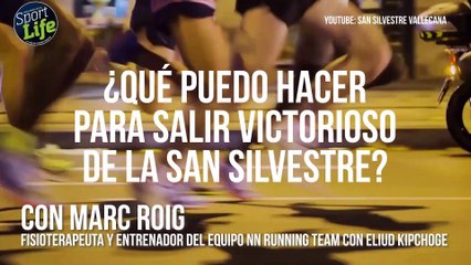 Consejos de Marc Roig para afrontar la San Silvestre