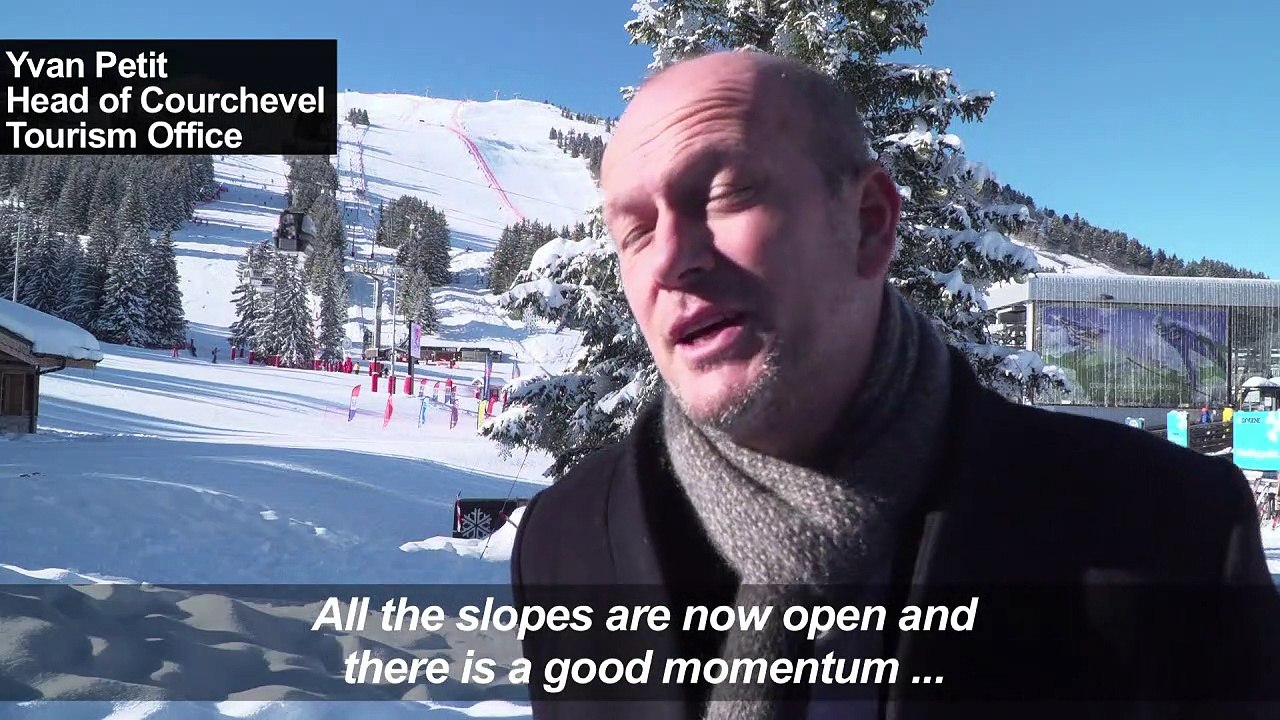Slopes in the French Alps open in time for Chri...