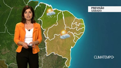 Previsão Nordeste – Grande parte da Região com sol forte
