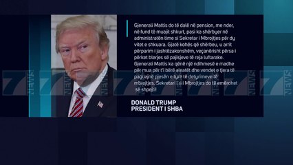 SEKRETARI I MBROJTJES SE SHBA, MATTIS LE POSTIN NE SHKURT - News, Lajme - Kanali 7