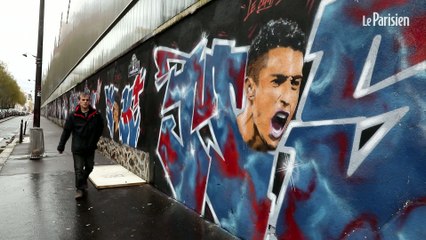 Download Video: Graffiti : les joueurs du PSG s’affichent rue d’Aubervilliers