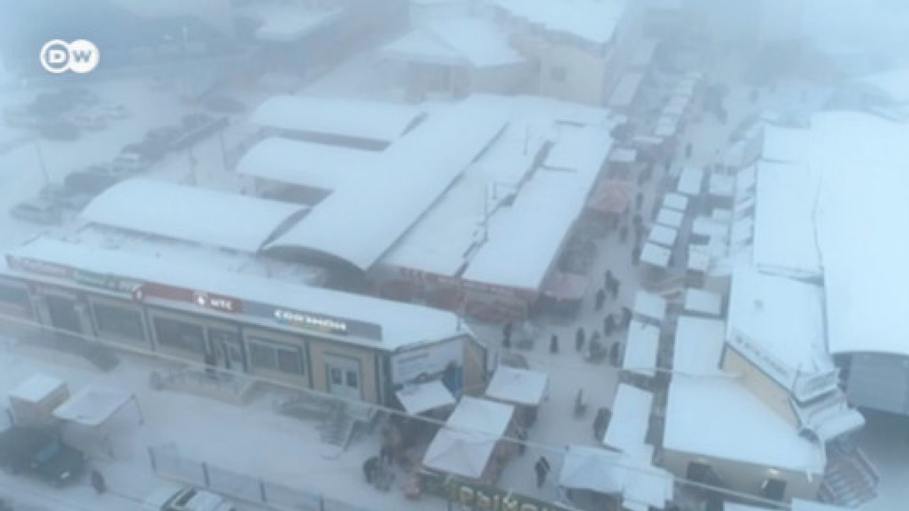 A vida num dos mercados a céu aberto mais frios do mundo