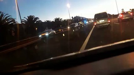 Dos heridos en un accidente de tráfico en la TF-5