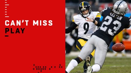 Can't-Miss Play: Boswell slips on FG try after amazing JuJu hook-and-ladder play