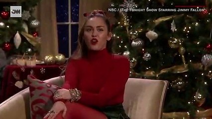 Miley Cyrus puts feminist spin on controversial 'Santa Baby'