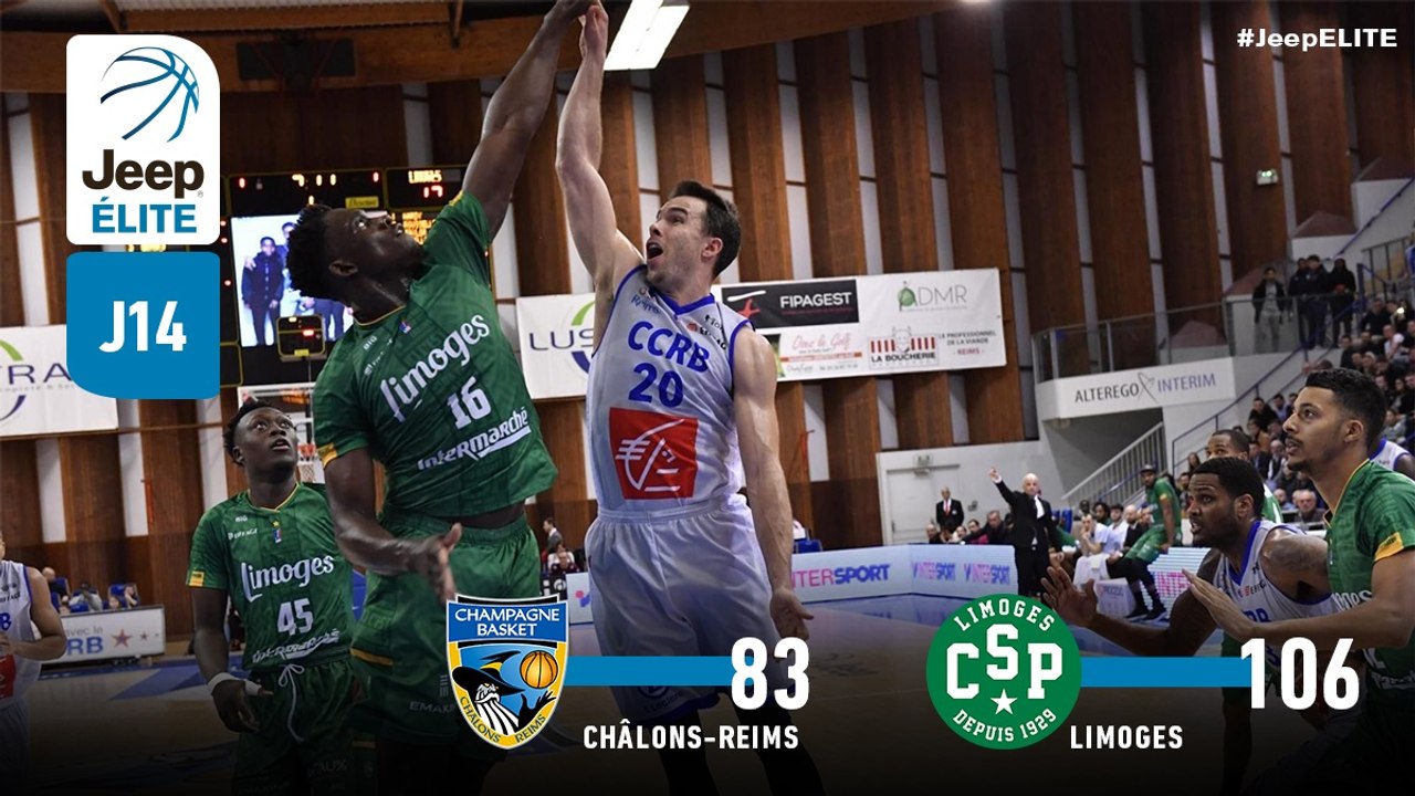 Jeep® ÉLITE : Châlons-Reims vs Limoges (J14)