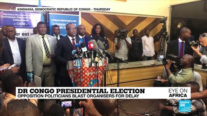 DR Congo opposition blasts organisers for vote delay