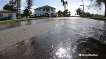 Strong winds and rough surf cause coastal flooding