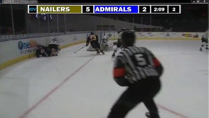 ECHL Wheeling Nailers 5 at Norfolk Admirals 3