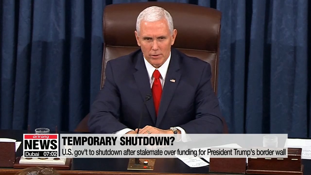 Temporary shutdown of U.S. government as stalemate continues over funding for President Trump's border wall