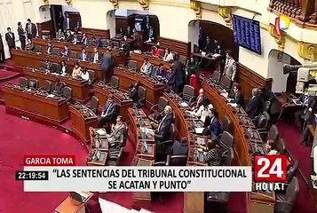 Víctor García: Decisión de Salaverry sobre inscripción de bancadas es legal