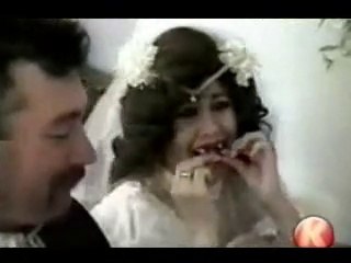 At the wedding_ the bride_s false teeth fell out new [new funny]