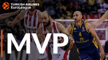 Turkish Airlines EuroLeague Regular Season Round 14 MVP: Vassilis Spanoulis, Olympiacos Piraeus