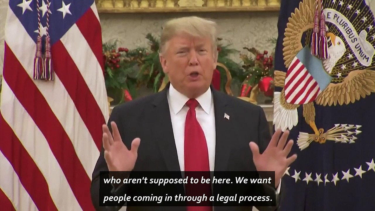Trump attacks 'Democrat shutdown' over US border security