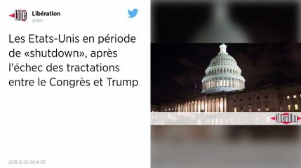 Les États-Unis terminent l’année avec une période de paralysie, le « shutdown »