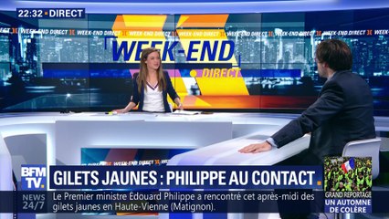 Gilets jaunes: Philippe au contact de la population (2/2)
