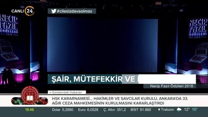#ÇilesizDavaOlmaz 5. NecipFazılÖdülleri gecesine damga vuran klip