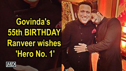 Govinda's 55th BIRTHDAY, Ranveer shares pic with 'Hero No. 1'