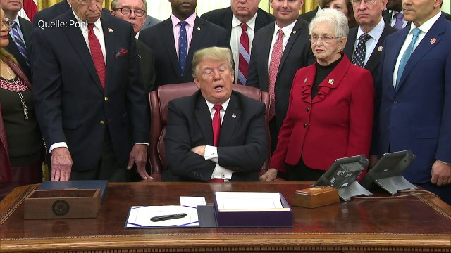 Streit um Grenzmauer führt zu Shutdown in den USA