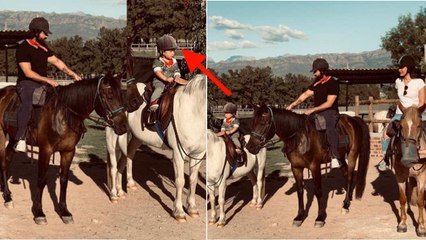 Taimur Ali Khan ENJOYS Horse riding with Kareena Kapoor Khan & Saif Ali Khan | FilmiBeat