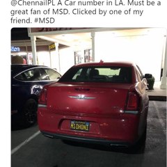 ധോണിയെ ഞെട്ടിച്ച് അമേരിക്കന്‍ ആരാധകന്‍ | Oneindia Malayalam