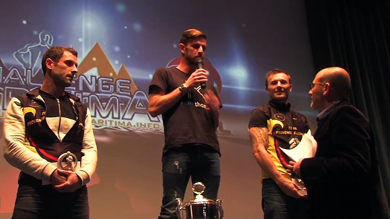 Challenge maritima 2018: Le podium du scratch homme avec le sacre de Bastien Greco