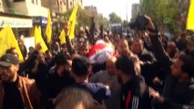 Gazze şehitlerini uğurladı - Engelli şehit Mahir Yasin'in cenaze töreni - GAZZE