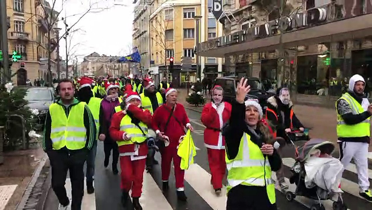 Gilets jaunes : défilé à Belfort