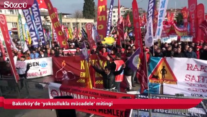 Bakırköy’de ‘yoksullukla mücadele’ mitingi