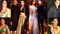 Bollywood Top Actors at Priyanka Chopra & Nick Jonas wedding reception in Mumbai