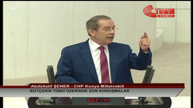 Abdüllatif Şener / Bütçe Konuşması / 21 Aralık 2018