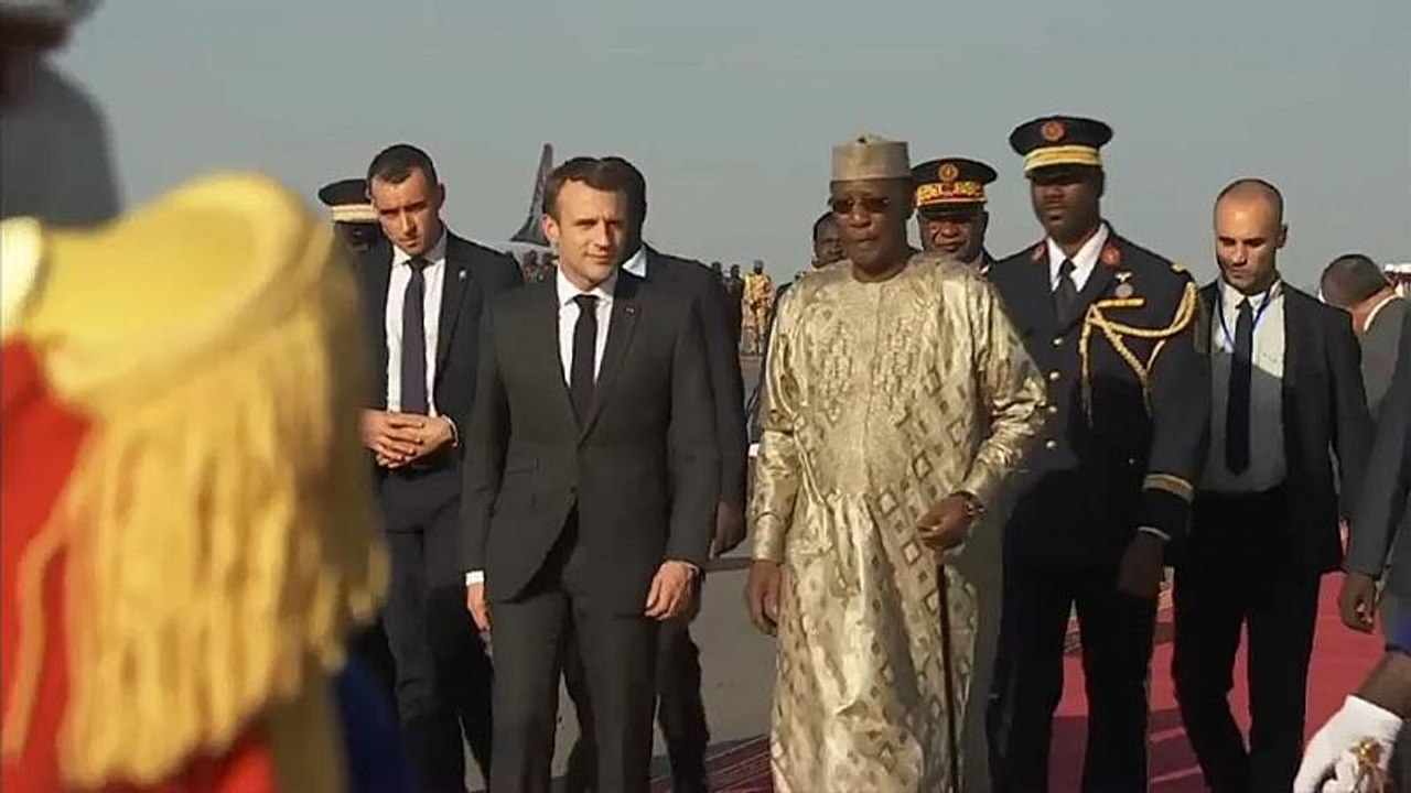 Macron besucht den tschad: kampf gegen terror 1. priorität