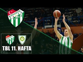 TBL 11. Hafta: Bursaspor - Manisa BŞB 1. Yarı
