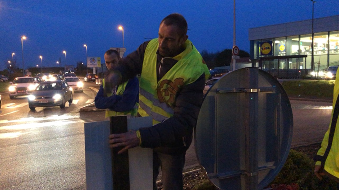 L’action symbolique des Gilets jaunes avant de marquer une pause pour les fêtes
