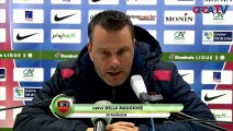 Les réactions des coachs H. Della Maggiore & Nicolas Usai après LB Châteauroux / Gazélec Ajaccio (0-1)
