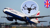 Holiday chaos as rogue drones shut down Gatwick Airport