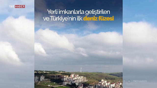 Atmaca füzesinin deneme atışı başarıyla gerçekleşti