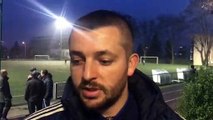 Coupe du Rhône – Sébastien DI PALMA réagit après l’élimination de l’O SAINT-GENIS LAVAL au FC CROIX-ROUSSIEN