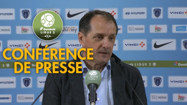 Conférence de presse Paris FC - Red Star FC (1-1) : Mecha BAZDAREVIC (PFC) - Faruk HADZIBEGIC (RED) - 2018/2019