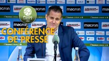 Conférence de presse AJ Auxerre - Grenoble Foot 38 (4-0) : Pablo  CORREA (AJA) - Philippe  HINSCHBERGER (GF38) - 2018/2019