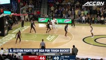 Georgia Tech's Brandon Alston Hangs In Air For Tough Bucket vs. Georgia