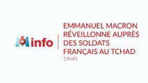 Emmanuel Macron réveillonne auprès des soldats français au Tchad samedi 22 décembre 2018