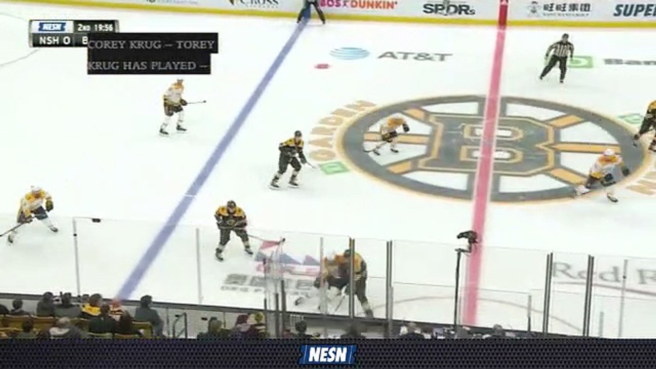 Bruins Had Many Scoring Chances Early In Win Over Predators Saturday