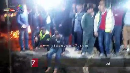 محافظ القاهرة يتفقد إصلاح ماسورة المياه أمام ماسبيرو