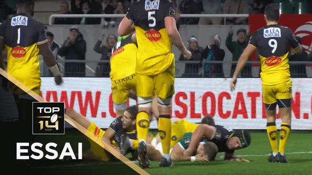 TOP 14 - Essai Colin SLADE (SP) - Pau - La Rochelle - J12 - Saison 2018/2019