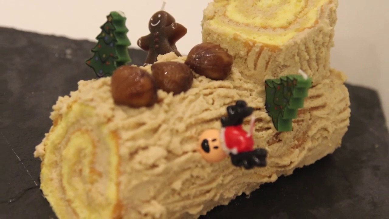 bûche à la crème de marron