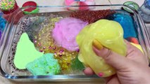 Mixing Store Bought Slime into Clear Slime! Slimesmoothie! Satisfying Slime s !